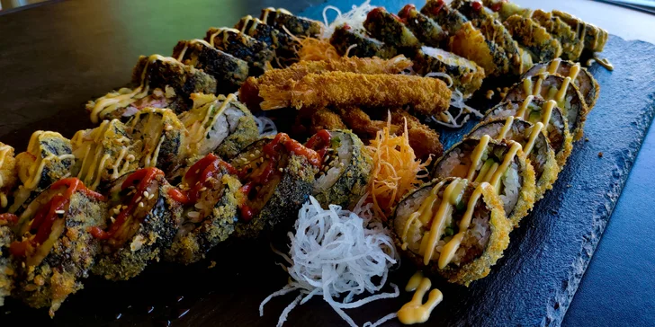 Pestré sushi sety v Porubě: set 41 nebo 50 ks s rybami i avokádem