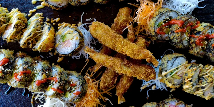 Pestré sushi sety v Porubě: set 41 nebo 50 ks s rybami i avokádem