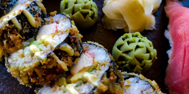 Pestré sushi sety v Porubě: set 41 nebo 50 ks s rybami i avokádem