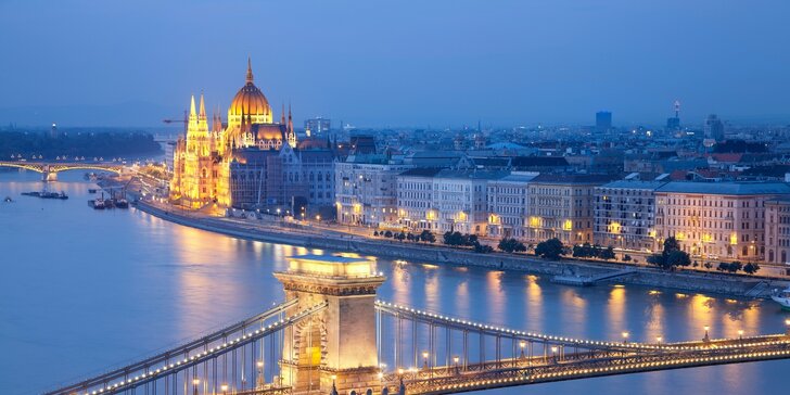 4* dovolená v Budapešti: ubytování se snídaní a neomezeným wellness, dítě do 11,9 let zdarma