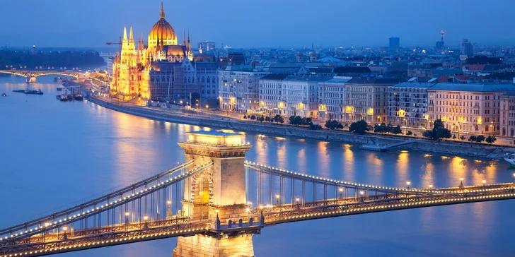 4* dovolená v Budapešti: ubytování se snídaní a neomezeným wellness