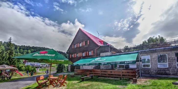 3–15 dní v Jizerských horách pro páry i rodiny: polopenze s all inclusive nápoji