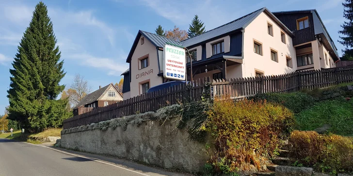 Aktivní letní pobyt v Jizerských horách s polopenzí