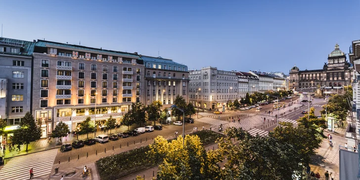 5* pobyt v centru Prahy: hotel přímo na Václavském náměstí a snídaně
