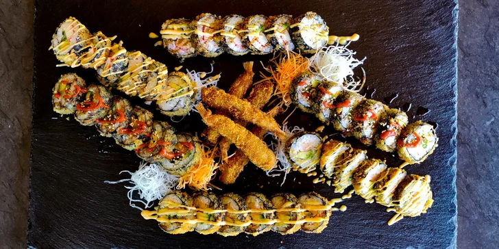 Pestré sushi sety v Porubě: set 41 nebo 50 ks s rybami i avokádem
