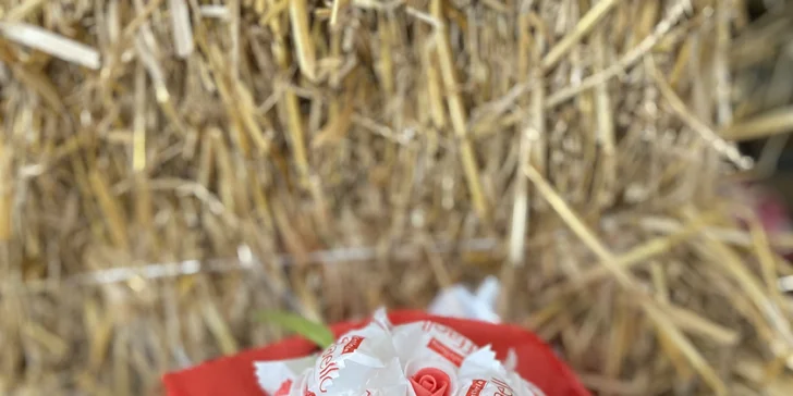 Sladké kytice, kterým neodoláte: s bonbóny Geisha, Merci, Raffaello i Ferrero Rocher