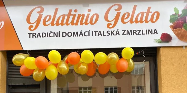 Domácí italské gelato: střední nebo velká porce či celá vanička, možnost kombinace příchutí