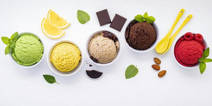 Domácí italské gelato: střední nebo velká porce či celá vanička, možnost kombinace příchutí