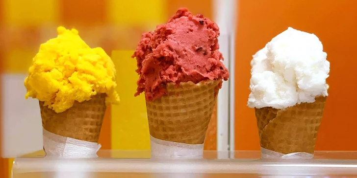 Domácí italské gelato: střední nebo velká porce či celá vanička, možnost kombinace příchutí