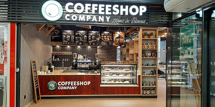 Otevřený voucher do Coffeeshop Company v Olomouci a Zlíně: 250 či 500 Kč na kávu, čaje, limonádu i bagely či dorty