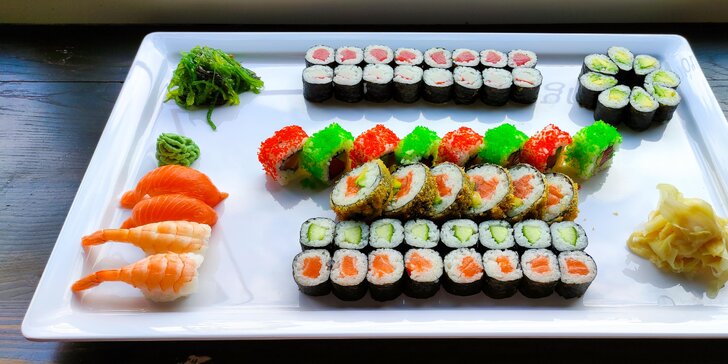 Vychutnejte si sushi v ostravských Vítkovicích: sety s 58 nebo 74 kousky