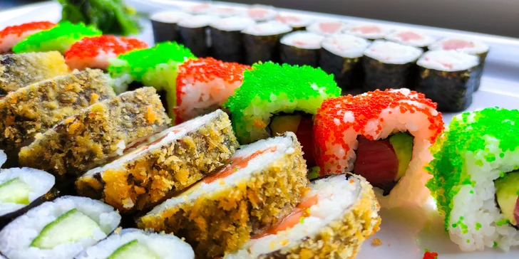 Vychutnejte si sushi v ostravských Vítkovicích: sety s 58 nebo 74 kousky