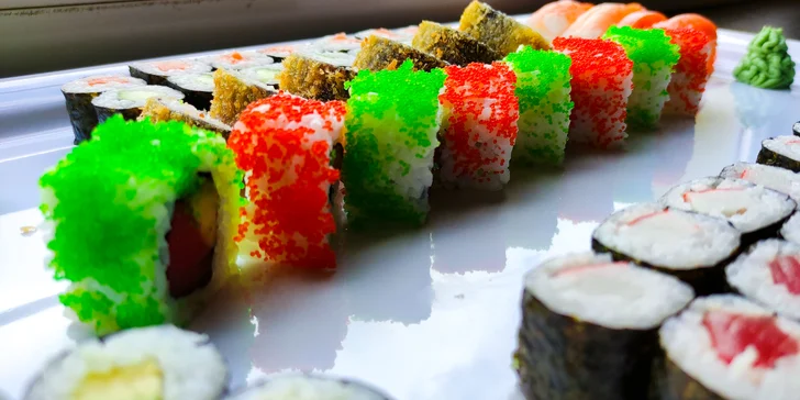 Vychutnejte si sushi v ostravských Vítkovicích: sety s 58 nebo 74 kousky