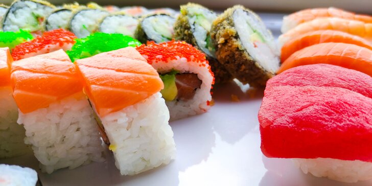 Vychutnejte si sushi v ostravských Vítkovicích: sety s 58 nebo 74 kousky