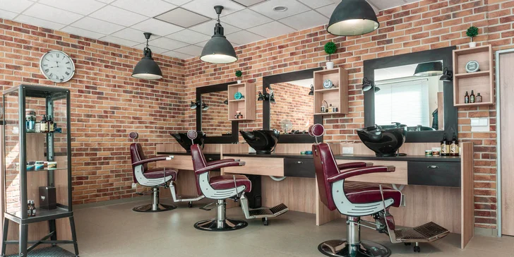 Luxusní barber péče pro pány i jejich syny: holení, klasický střih i styling