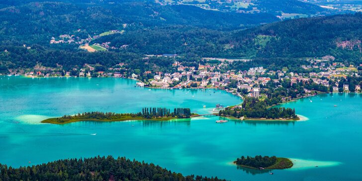 4* dovolená v Rakousku: hotel 1 km od jezera Wörthersee, bufetové snídaně