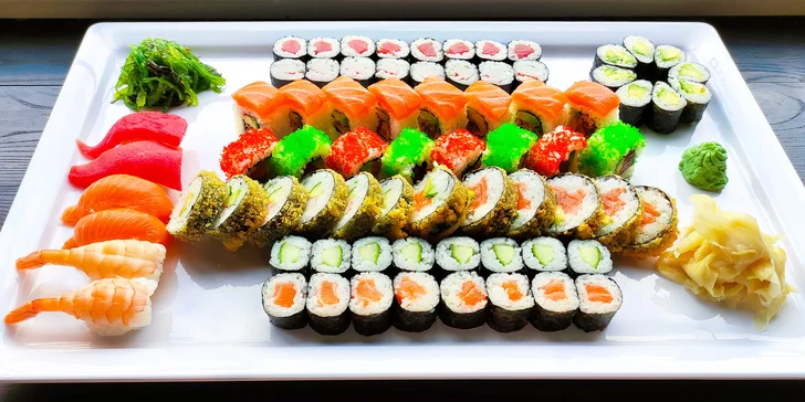 Vychutnejte si sushi v ostravských Vítkovicích: sety s 58 nebo 74 kousky