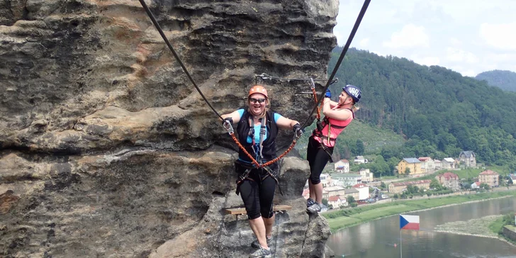 Via Ferrata: bezpečný adrenalin při horolezení v Děčíně