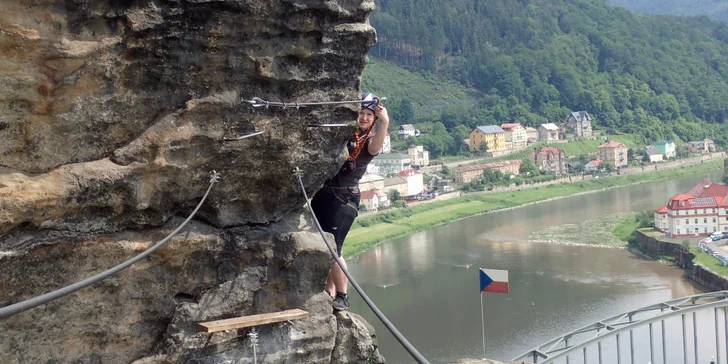 Via Ferrata: bezpečný adrenalin při horolezení v Děčíně