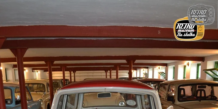 Vstupenka do největšího retro muzea v ČR: veteráni, výbava z 50.–90. let, staré hračky i zemědělství