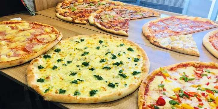 Odneste si křupavé potěšení: pizza dle výběru o průměru 32 cm vč. krabice