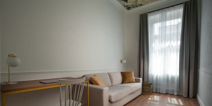 Dovolená v centru Prahy: moderní apartmány až pro 4 osoby, 10 minut od Václavského nám.
