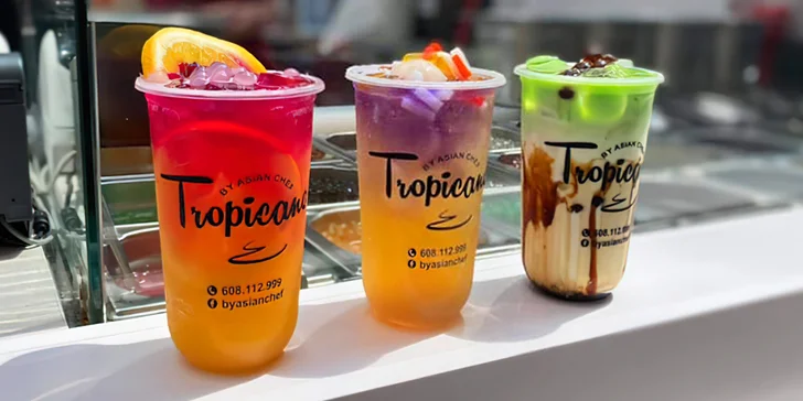 Střední nebo velký bubble tea podle výběru: mléčné a ovocné čaje, smoothies i čokoládové nápoje