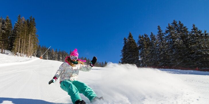 Zimní radovánky na Lipně se vším všudy: Wellness, polopenze i skvělé lyžování
