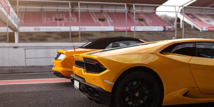 Zkroťte Lamborghini, Porsche nebo Mustanga na velkém okruhu v Mostě i Brně: až 5 kol jako řidič či spolujezdec