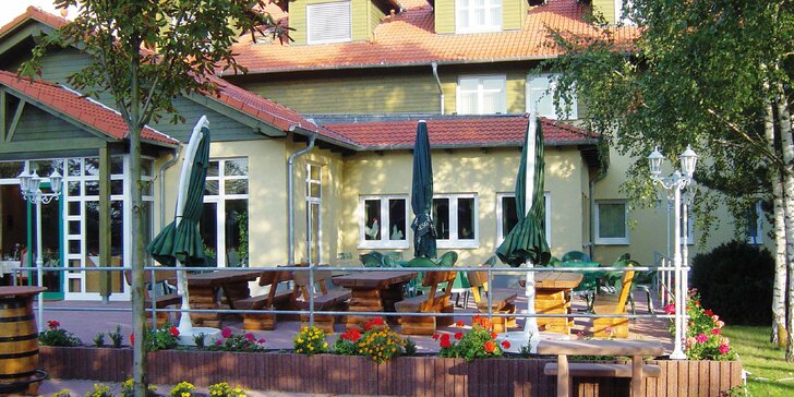 Dovolená na německém venkově: 3* hotel s wellness a polopenzí až pro 4 osoby