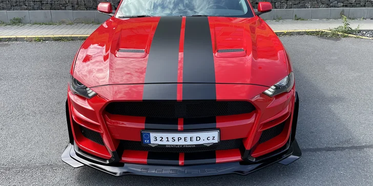 Zapůjčení Fordu Mustang GT Shelby paket na 6, 12 či 24 hodin