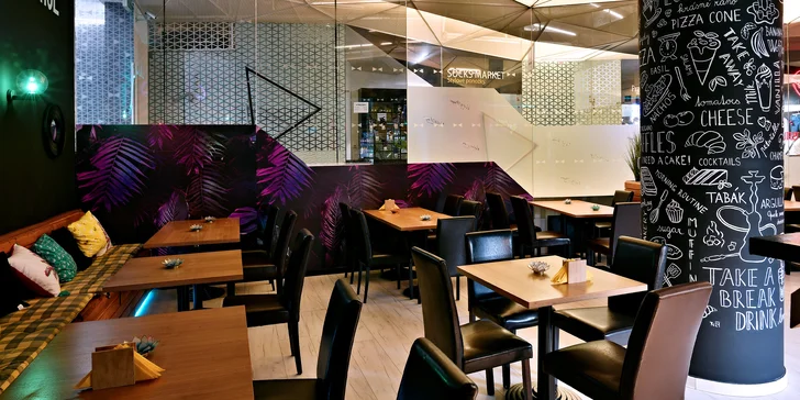 Vodní dýmka i s čajem či baklavou nebo pizza kornoutem pro 2 nebo 4 osoby