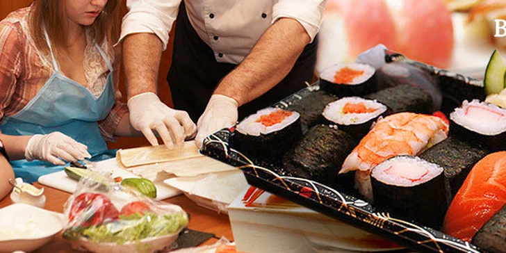 Japonská kuchyně a výroba sushi v Café Buddha