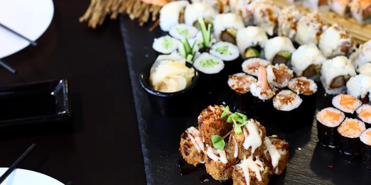 Sushi set Kiyoko: pochutnejte si na 52 kusech rolovaných dobrot