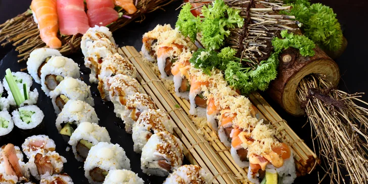 Sushi set Kiyoko: pochutnejte si na 52 kusech rolovaných dobrot