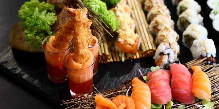 Sushi set Kiyoko: pochutnejte si na 52 kusech rolovaných dobrot