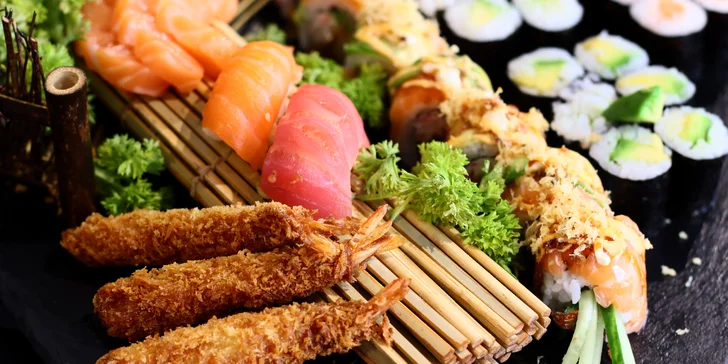 Sushi set Kiyoko: pochutnejte si na 52 kusech rolovaných dobrot