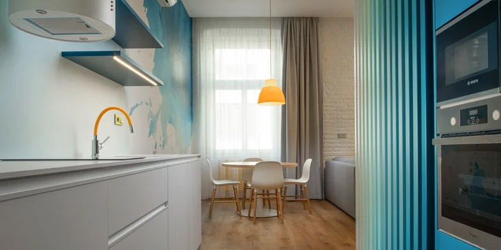 Dovolená v centru Prahy: moderní apartmány až pro 4 osoby, 10 minut od Václavského nám.