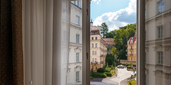 4* pobyt v centru Karlových Varů se snídaní i polopenzí, wellness, procedurami i vstupy
