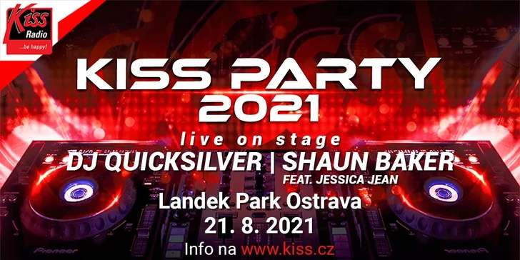 Vstupenky na Kiss party live 21. srpna pro 1 i 2 osoby: jedna z největších akcí léta v Landek Parku