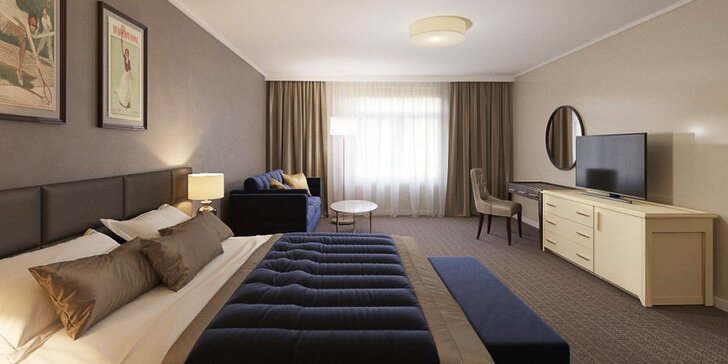 Nový 4* hotel v centru Mariánských Lázní: ubytování vč. stravy a wellness