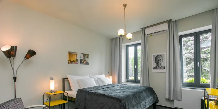 Unikátní ubytování se snídaní na východě Čech: zrenovovaný hotel, 6 designových pokojů, každý je originál
