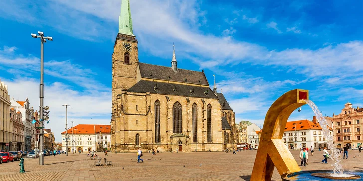 Za krásami Plzně: pěkný hotel v centru města i snídaně