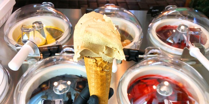 Mlsání v centru Prahy: 160 nebo 240 g zmrzliny či sorbetu podle výběru