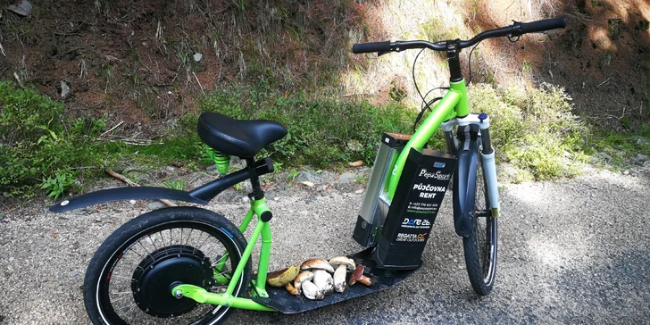 Poznejte Krkonoše z jiného úhlu: zapůjčení elektrické koloběžky nebo kola FATeBIKE