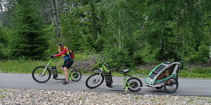 Poznejte Krkonoše z jiného úhlu: zapůjčení elektrické koloběžky nebo kola FATeBIKE