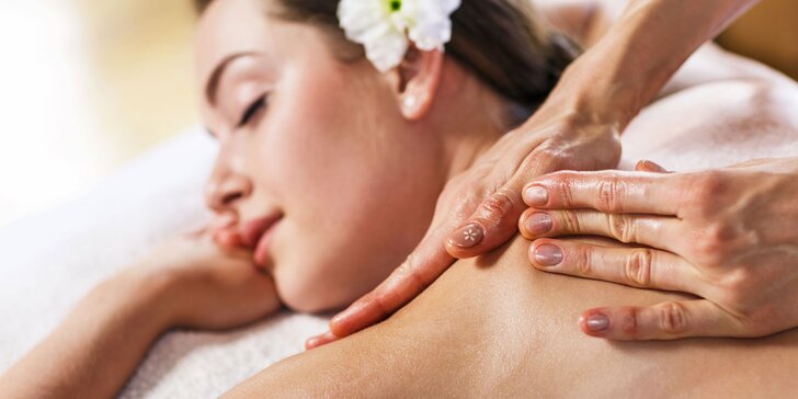 Uvolňující masáž dle výběru v délce 40 až 90 min.: zdravotní, aroma i lymfatická