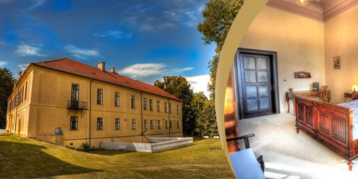 Romantika a skvělé jídlo pro dva v Chateau Hostačov