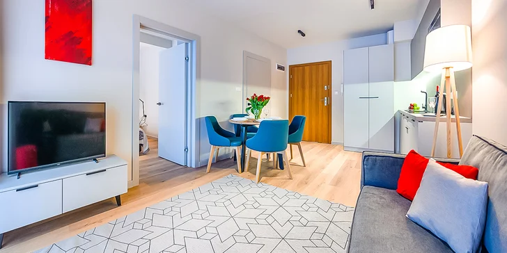Moderní apartmány až pro 4 osoby v podhůří polských Tater s neomezenou saunou, horkou kádí i venkovním bazénem