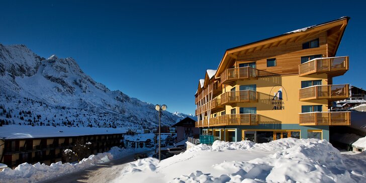 Na lyže do Passo del Tonale: 4* hotel s polopenzí a wellness, i silvestrovské termíny
